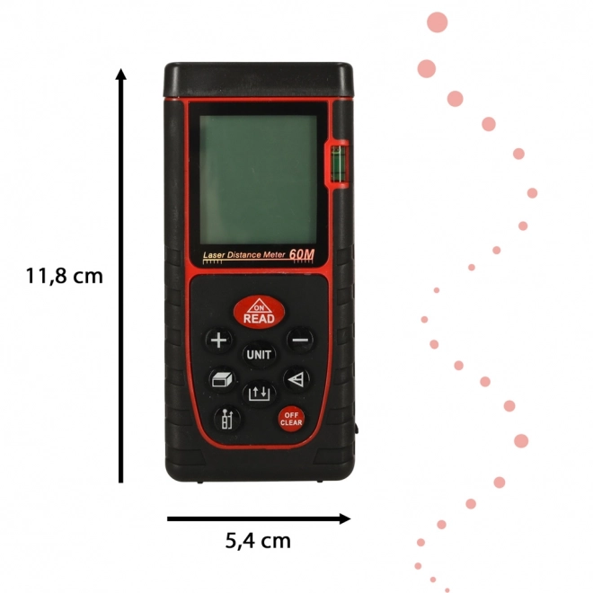 Laserafstandsmeter Kafuwell met een bereik tot 60 m