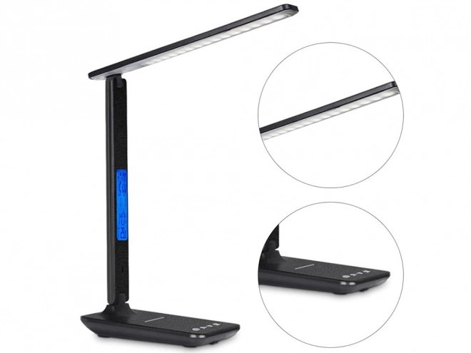 LED Desk Lamp with Qi Charger and USB