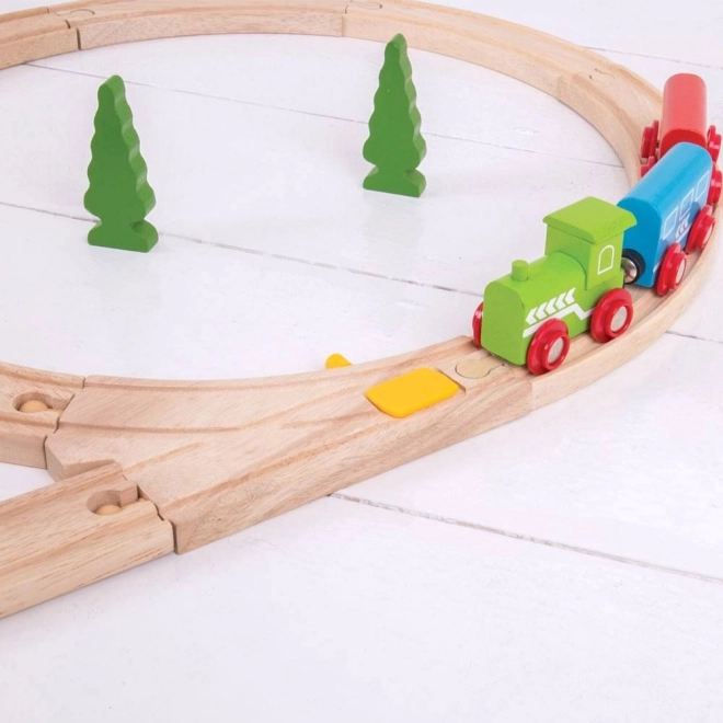 Bigjigs Rail Wisselstuk 2 stuks