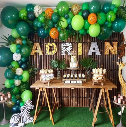 Luxurious jungle look for any celebration