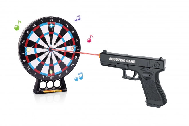 Laserpistool met doelwit 20 cm