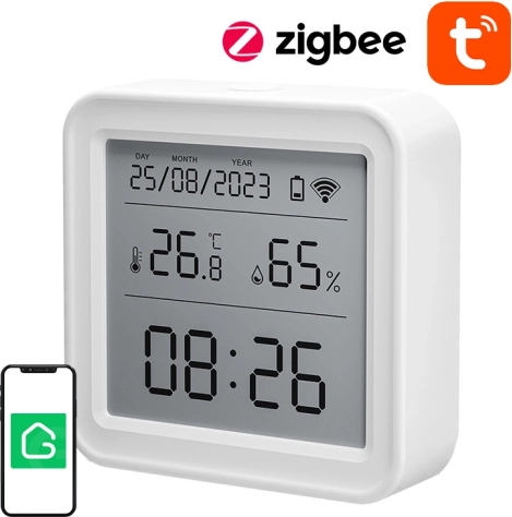 Gosund ST17 capteur Zigbee intelligent de température et d’humidité avec écran LCD