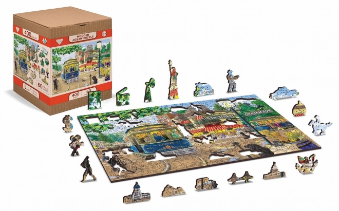 Wooden puzzle Victorian Street WOODEN CITY