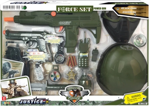 Set militaire avec casque