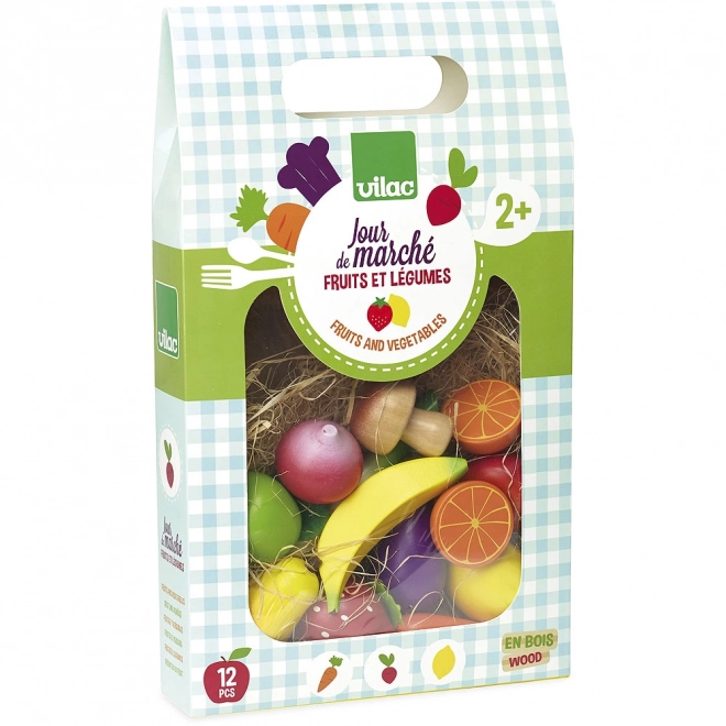 Vilac Houten set fruit en groente