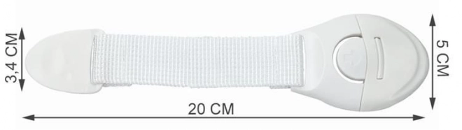 Slot voor kasten 10 stuks wit