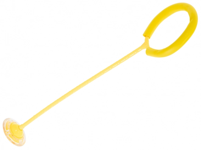 Hula hoop been springbal verlicht LED geel