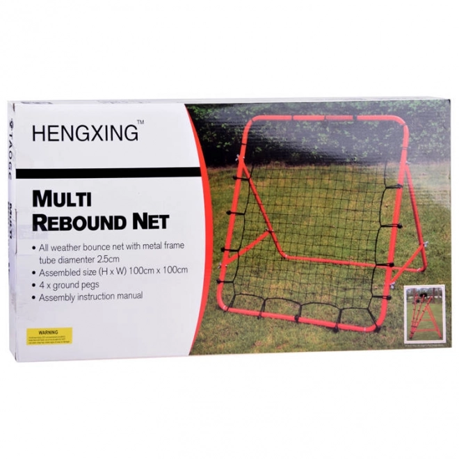 Trainingsframe Rebounder voor stuitervoetbal 100x100cm