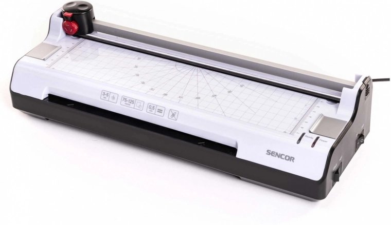 Clear work surface with scales