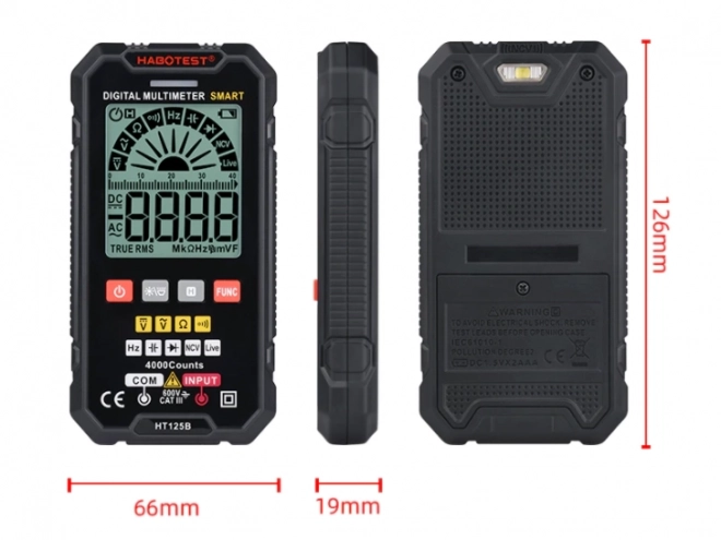 Digitale universele multimeter Habotest HT125B