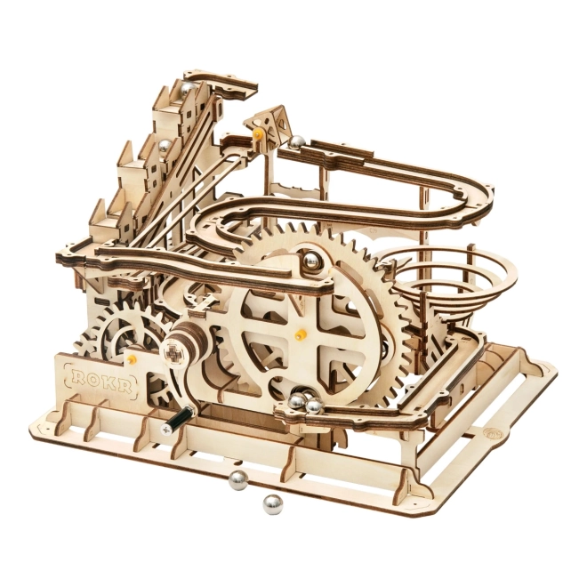 Houten 3D-puzzel Rokr Knikkerbaan Parkour