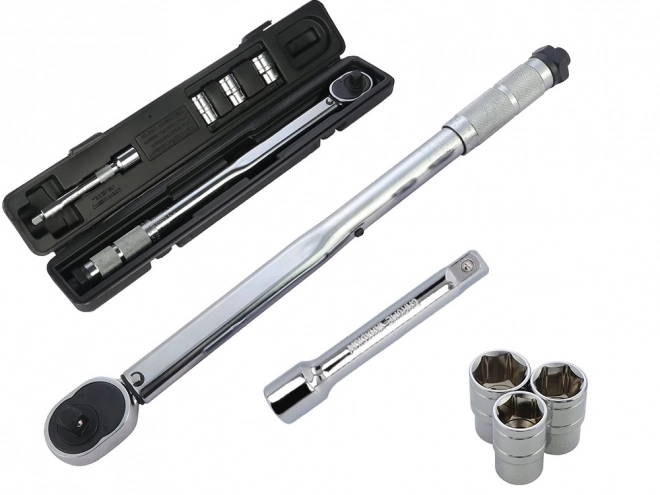 Torque Wrench Set with Case and Sockets