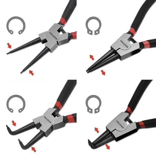Segerringzange Set 4 Stück Bigstren