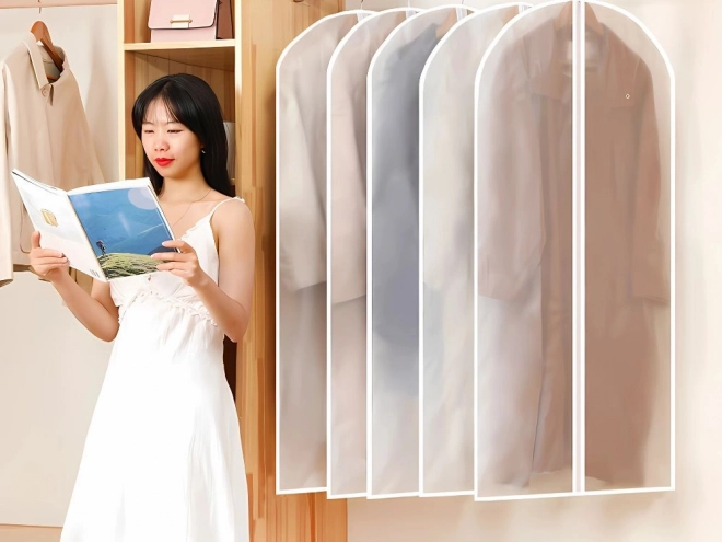Housse de protection pour manteaux et vestes 60x100 cm