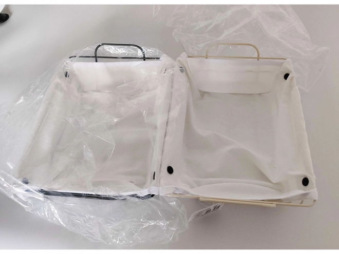Metallgitter-Organizer mit Futter