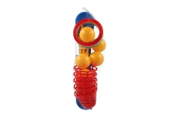 Ring Toss Game with Cross and Baskets