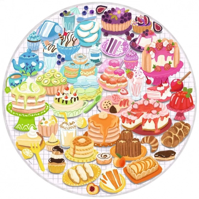 Ravensburger puzzel cirkel: Desserts 500 stukken