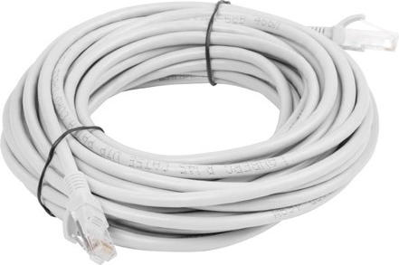 Câble patch Cat.5e 20 m UTP gris – testé FLUKE