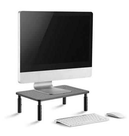 Height adjustable monitor or laptop stand