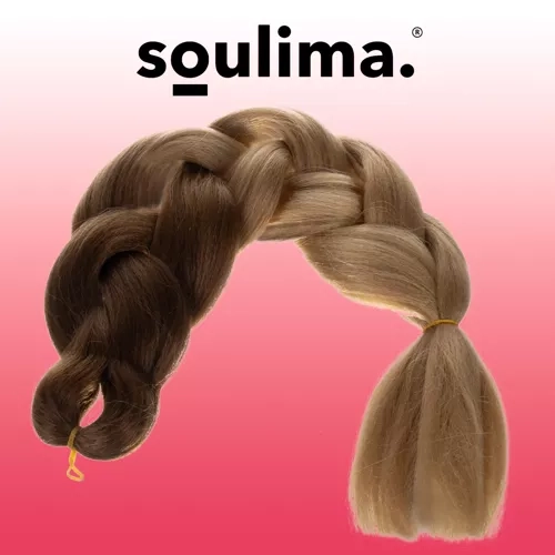 Ombre Blonde Synthetische Flechtfrisur