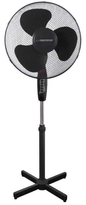 Staande ventilator Hurricane zwart