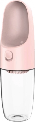 travel water bottle for dogs DOGNESS D11 400 ml, pink