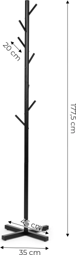 7 hooks for hanging clothes