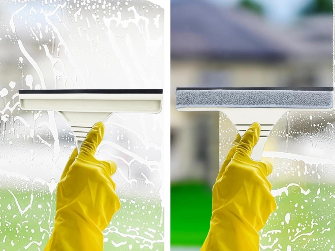 Microfiber Window Cleaning Brush with Adjustable Length