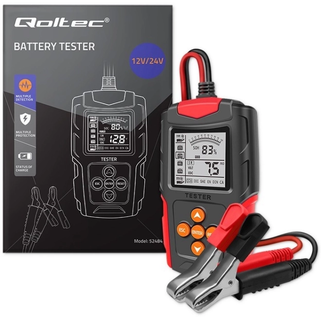 Digitaler Akku-Tester mit LCD-Anzeige
