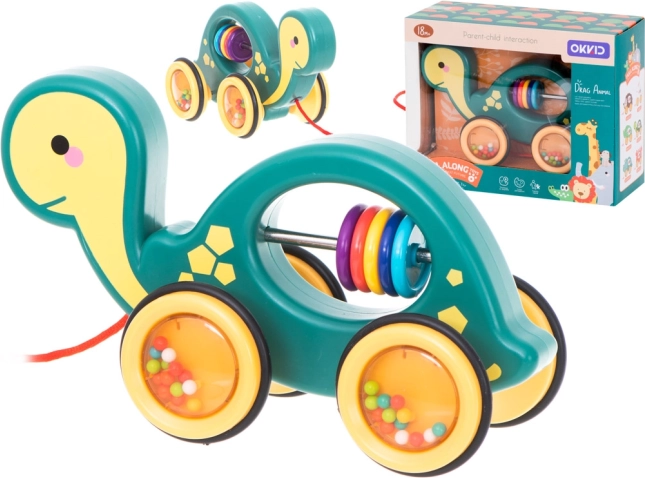 Sensory Pull Toy Turtle