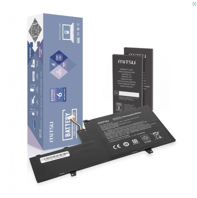 Batterij voor HP OM03XL X360 1030 G2 EliteBook