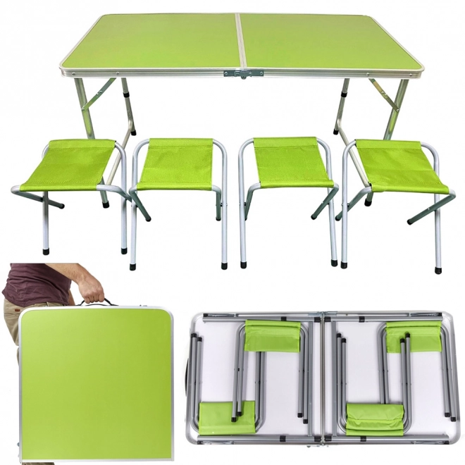 Folding Camping Table and Chairs for Outdoor Use