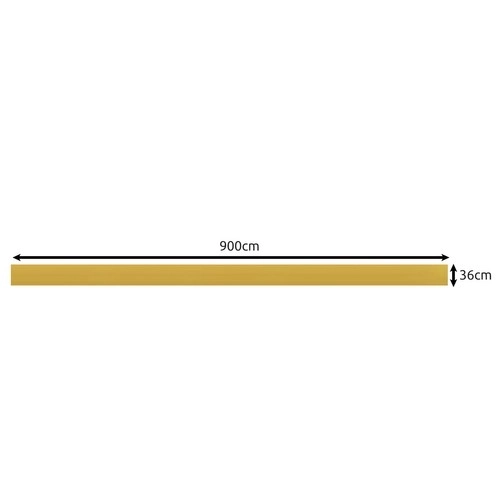 Gouden satijnen tafelloper 900x36 cm