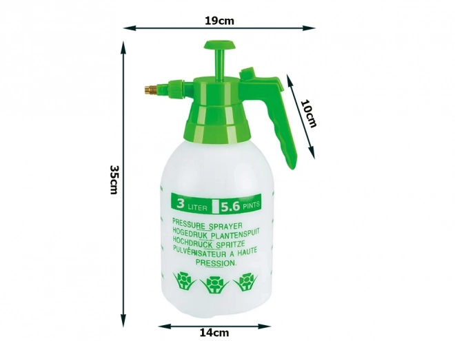 Pressure Hand Sprayer 3L for Plants
