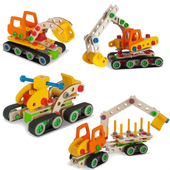 Bouwset Constructor 4 Graafmachine - 170 stukjes