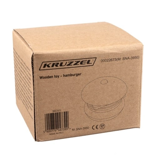 Kruzzel hamburger en bois 22673