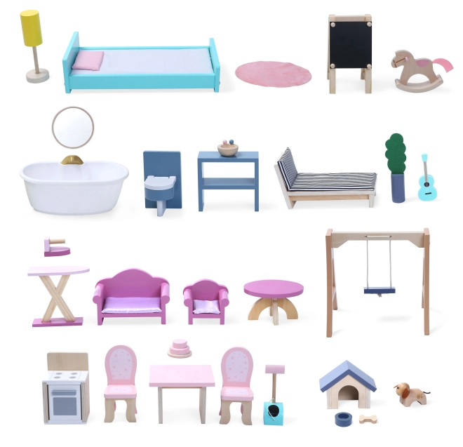 Ensemble riche en meubles et accessoires