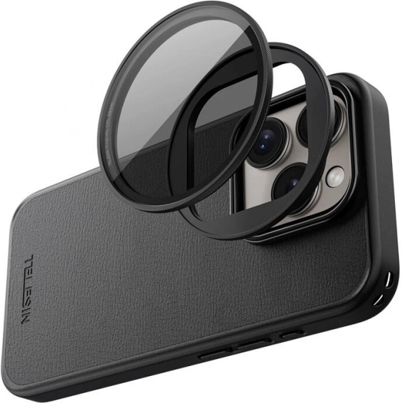 Telesin Magnetic Case with Filter Frame for iPhone 15 Pro
