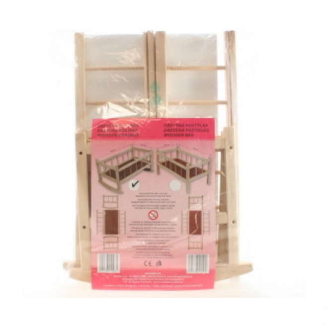 Wooden Doll Cradle