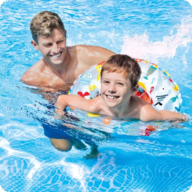 Cercle gonflable diam. 61cm assrt. 3 motifs 6-10 ans