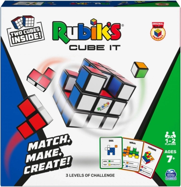 Logisch spel Rubiks kubus voor 2 spelers