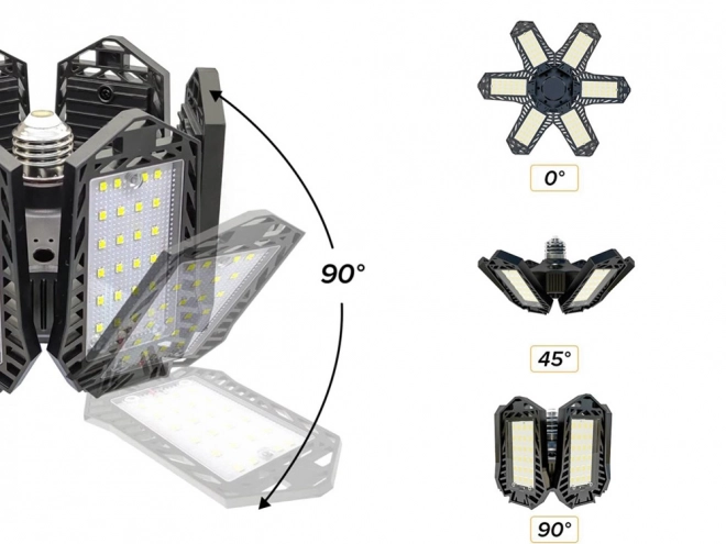 Foldable LED Workshop Ceiling Lamp