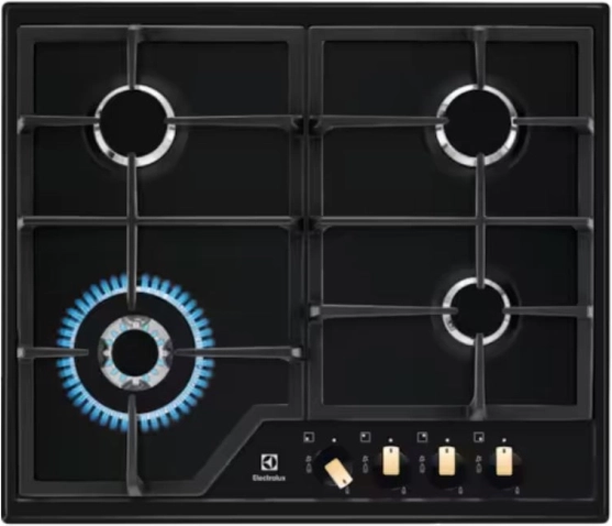 Table de cuisson gaz ELECTROLUX 60 cm avec brûleur wok