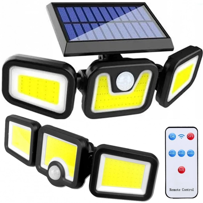 Solar Street Light with Motion and Dusk Sensor