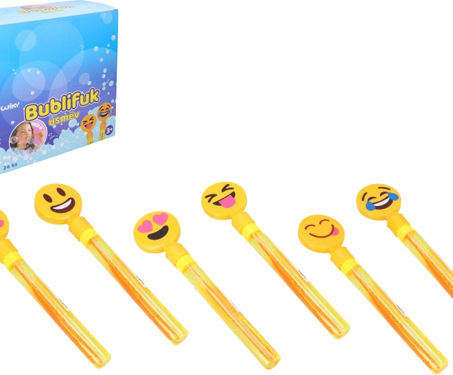 Bulle de savon motif smiley 70 ml