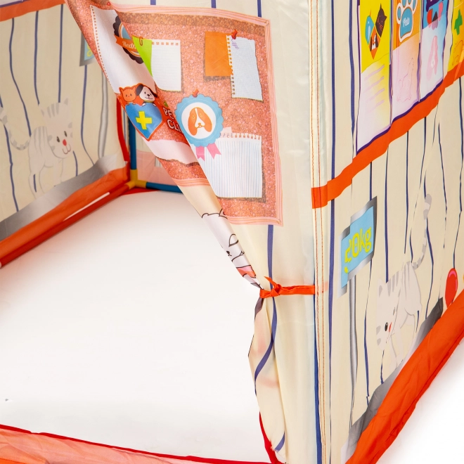 Kindertent voor dierenarts