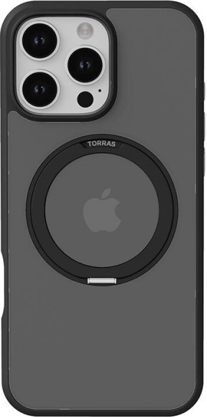TORRAS Ostand Pro Protective Case for iPhone 16 Pro Max, Black