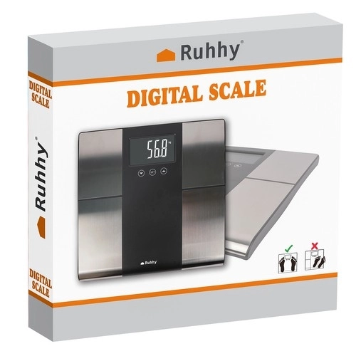 Balance analytique de salle de bain Ruhhy LCD