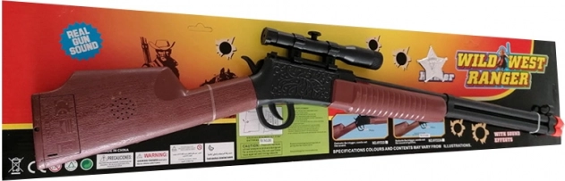 Plejo Western-Spielzeugpistole mit Visier