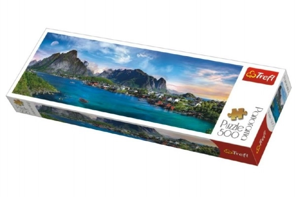 Puzzel 500 stukken panorama – Lofoten, Noorwegen